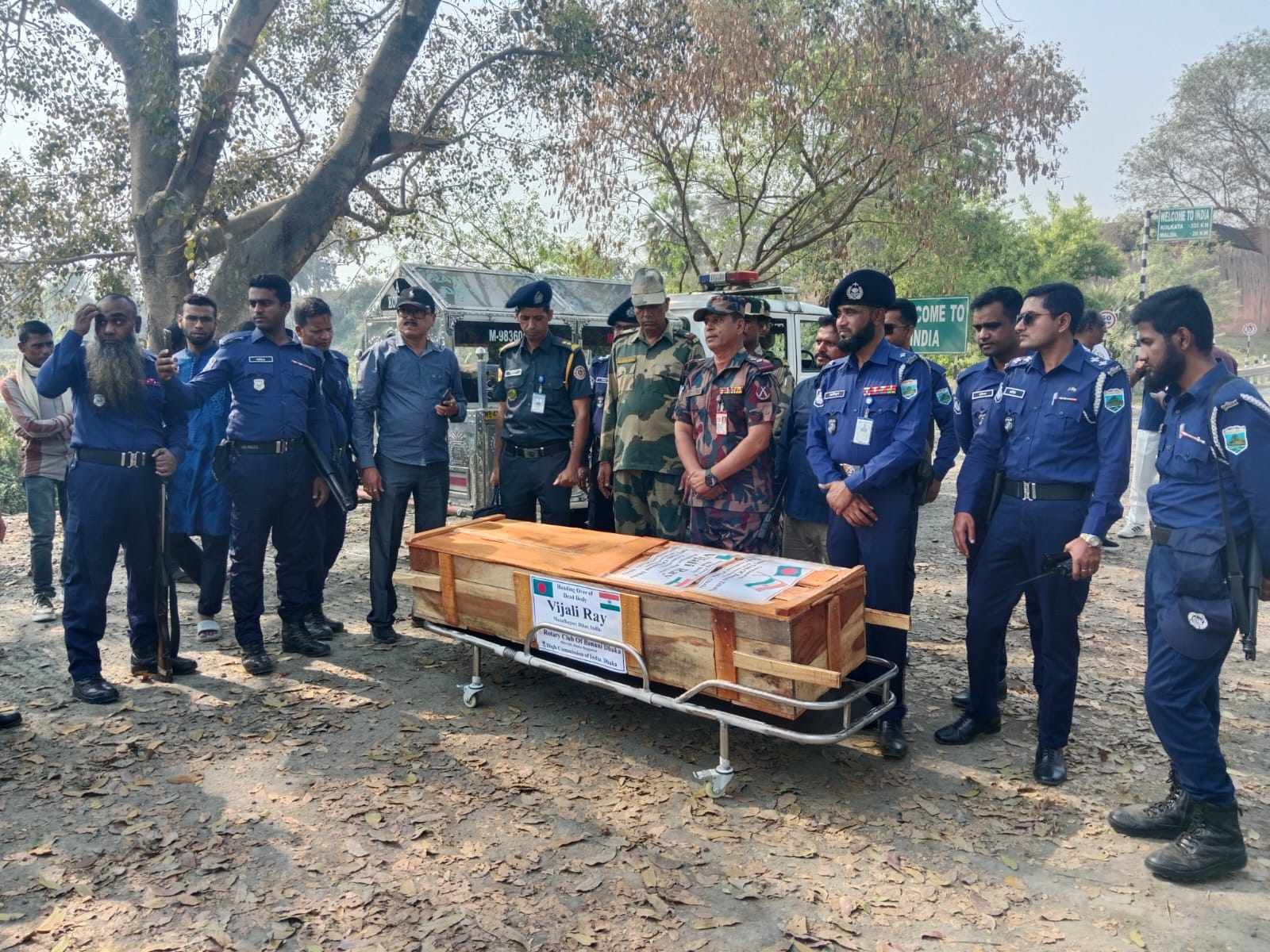বাংলাদেশে অবৈধ অনুপ্রবেশের পর কারাগারে চিকিৎসাধীন অবস্থায় মৃত্যূবরণকারী ভারতীয় নাগরিকের মরদেহ হস্তান